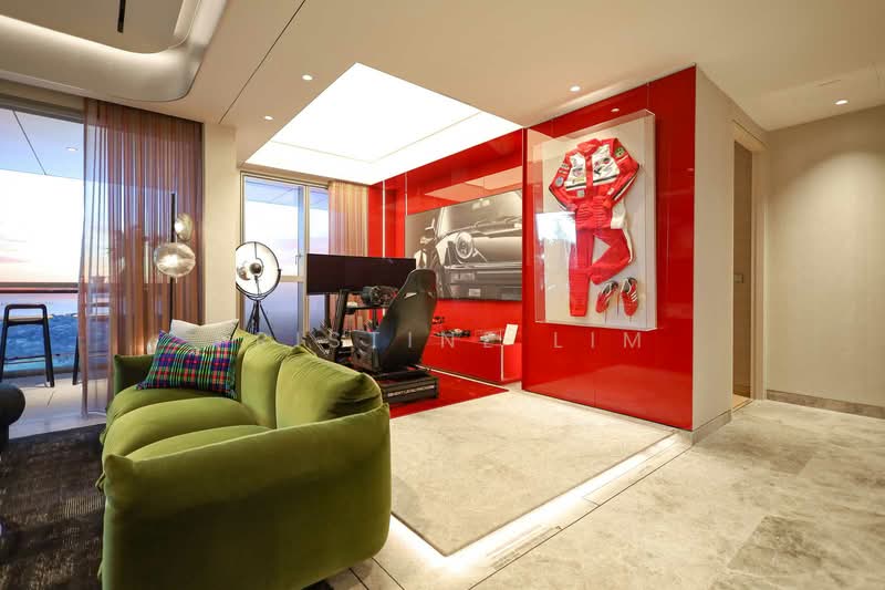 W Residences Marina View - Singapore Condominium For Sale at S$ 3,373,000 | PropertyGuru Singapore - Living Room