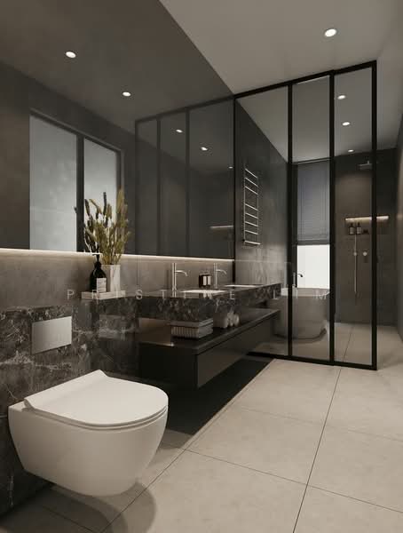 Modern Brand New | Freehold Terrace | Metropole Drive Terraced House For Sale at S$ 6,350,000 | PropertyGuru Singapore - Bathroom