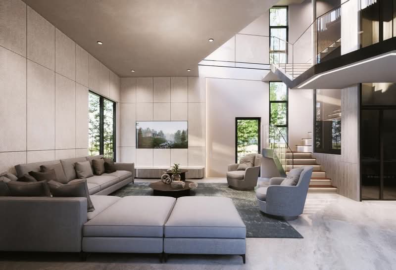 ⭐Brand New Luxury Detached Home at Braddel Heights Estate!⭐ Detached House For Sale at S$ 12,500,000 | PropertyGuru Singapore - Living Room