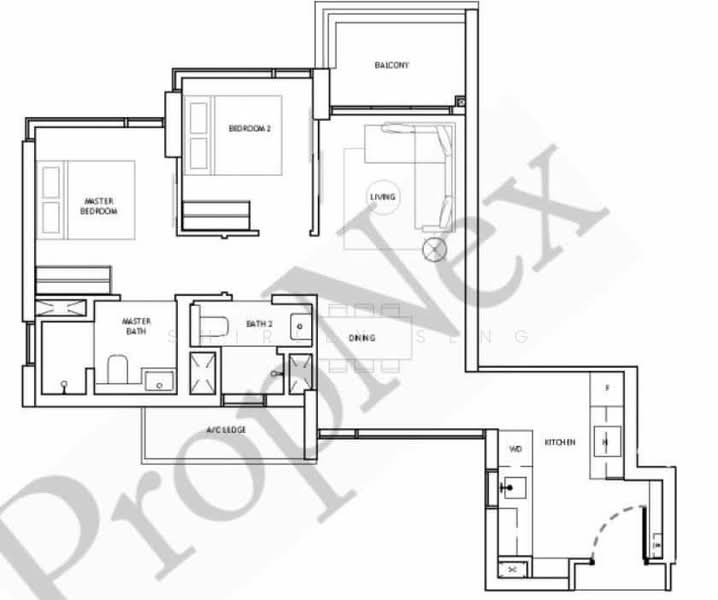 The Landmark, 173 Chin Swee Road, 2 Bedrooms, 764 sqft, Condominium For Rent, by Shirley Seng, 500071100 - PropertyGuru.com.sg