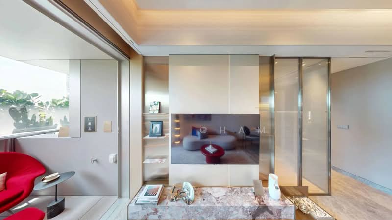 W Residences Marina View - Singapore Condominium For Sale at S$ 1,890,000 | PropertyGuru Singapore - Living Room