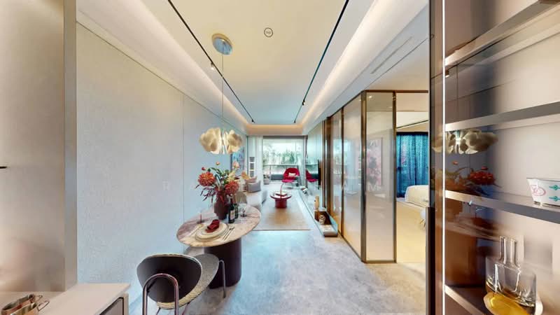 W Residences Marina View - Singapore Condominium For Sale at S$ 1,890,000 | PropertyGuru Singapore - Living Room