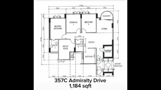 357C Admiralty Drive, 357C Admiralty Drive, 4 Bedrooms, 1,184 sqft, HDB Flat For Sale, by Joel Quek, 500071247 - PropertyGuru.com.sg