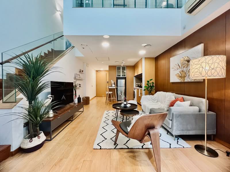 Icon Apartment For Sale at S$ 1,450,000 | PropertyGuru Singapore - Living Room