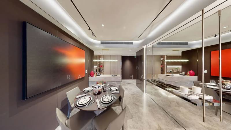 W Residences Marina View - Singapore Condominium For Sale at S$ 3,100,800 | PropertyGuru Singapore - Dining Room
