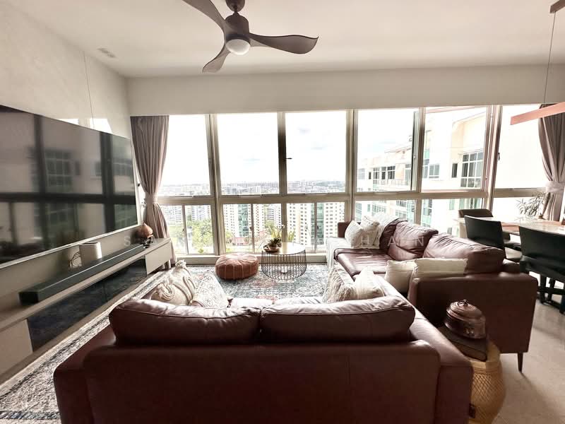 Goldenhill Park Condo, 68 Mei Hwan Drive, 4 Bedrooms, 1,539 sqft, Condominium For Rent, by Samantha Han, 500071431 - Living Room - PropertyGuru.com.sg
