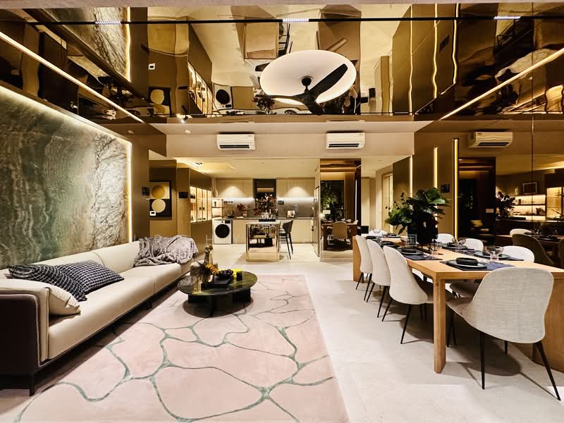 River Modern Condominium For Sale at S$ 2,726,000 | PropertyGuru Singapore - Living Room