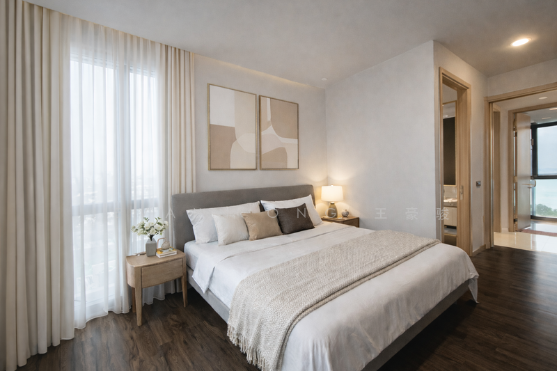 Freehold Sea View Penthouse with Unblocked Views in Prime East Coast Condominium For Sale at S$ 5,800,000 | PropertyGuru Singapore - Bedroom