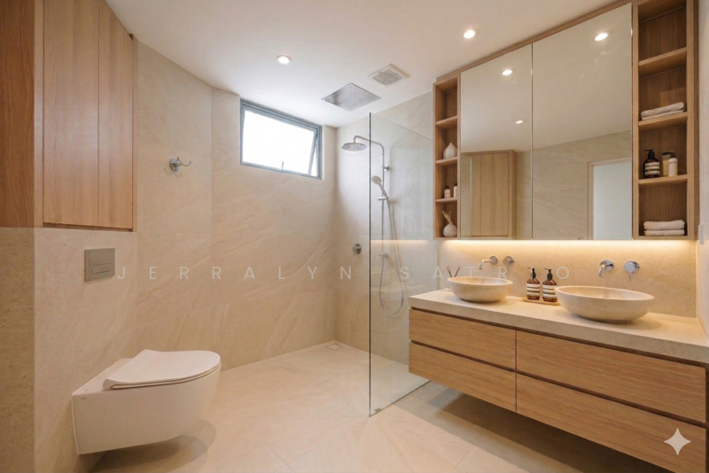 Yew Mei Green Condominium For Sale at S$ 1,390,000 | PropertyGuru Singapore - Bathroom
