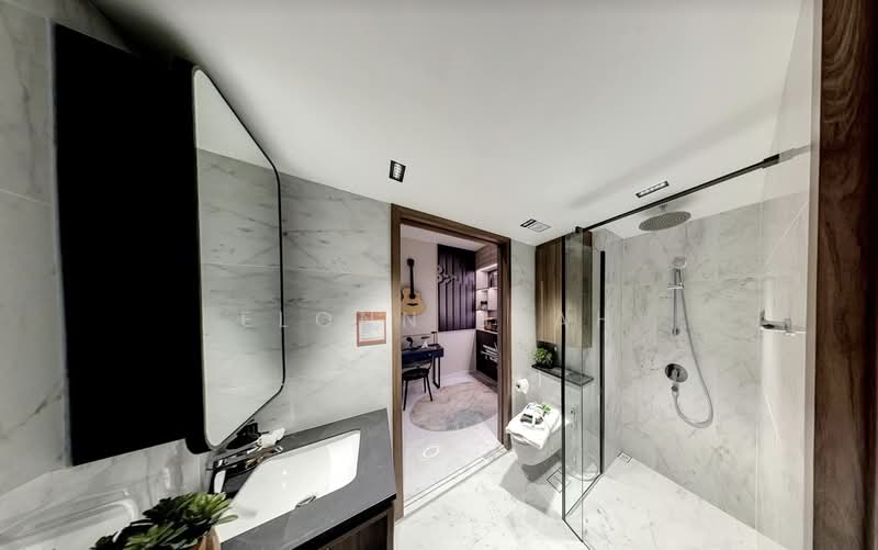 Sceneca Residence, Tanah Merah Kechil Link, 2 Bedrooms, 764 sqft, Apartment For Rent, by Elonn Seah, 500071940 - Bathroom - PropertyGuru.com.sg