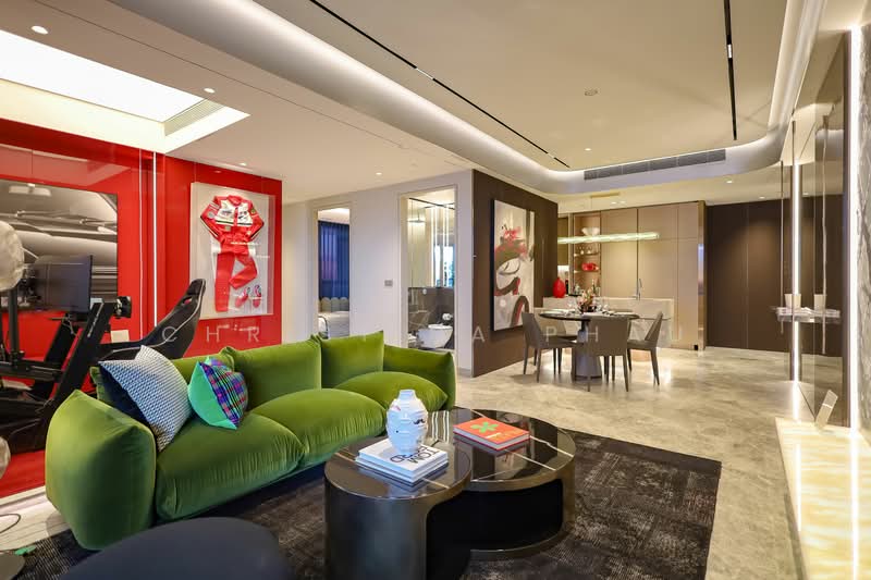 W Residences Marina View - Singapore Condominium For Sale at S$ 3,358,000 | PropertyGuru Singapore - Living Room