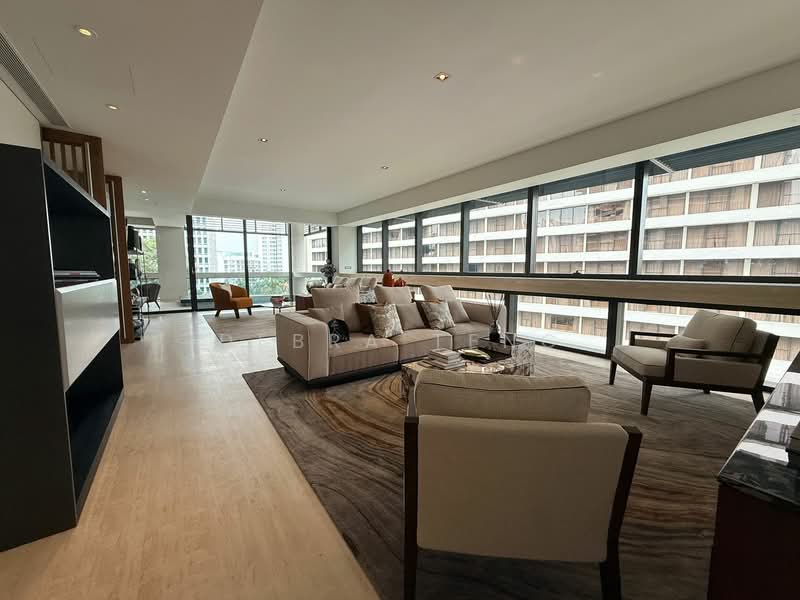 Hana, 8 Tomlinson Road, 4 Bedrooms, 3,531 sqft, Apartment For Rent, by Debra Teng, 500072108 - Living Room - PropertyGuru.com.sg