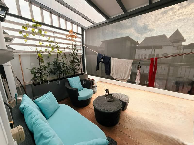 Lotus Ville Cluster House For Sale at S$ 4,200,000 | PropertyGuru Singapore - Balcony