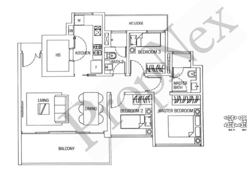 Hedges Park Condominium Condominium For Sale at S$ 1,250,000 | PropertyGuru Singapore