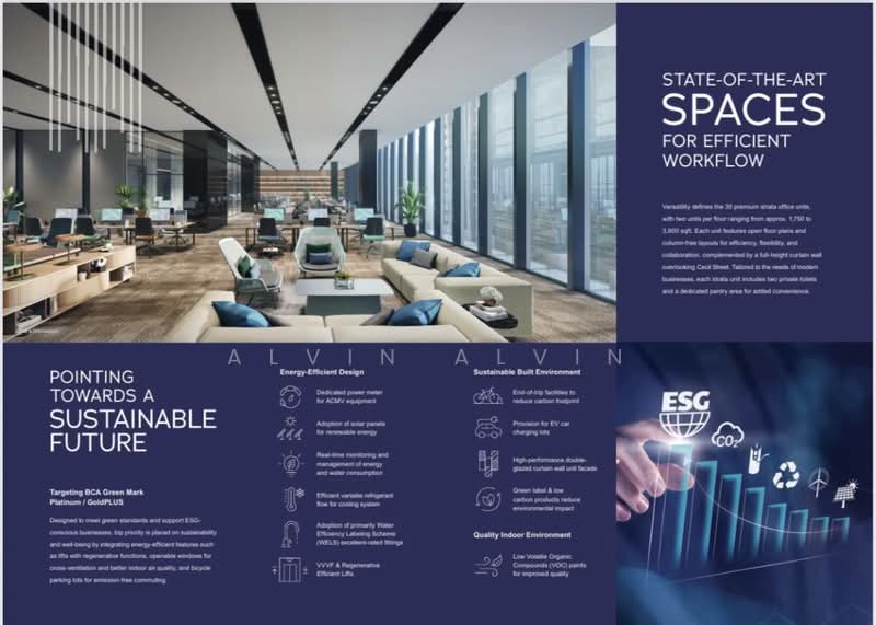 Cecil Place, 137 Cecil Street, 2,830 sqft, Office For Sale, by Alvin Oo, 500072533 - Interior - CommercialGuru.com.sg