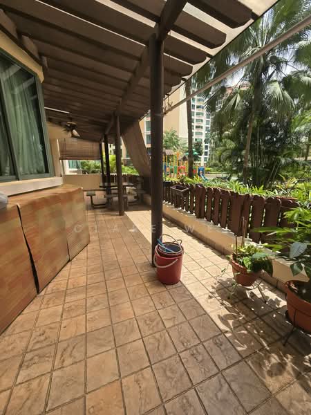 Yew Mei Green, 50 Choa Chu Kang North 6, 3 Bedrooms, 1,292 sqft, Condominium For Rent, by Clare Wei, 500072633 - Patio - PropertyGuru.com.sg