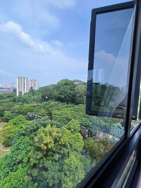 The Interlace, 212 Depot Road, 2 Bedrooms, 1,001 sqft, Condominium For Sale, by Andrea Seoh, 500072673 - Master bedroom greenery view - PropertyGuru.com.sg