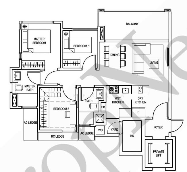 The Creek @ Bukit Condominium For Sale at S$ 1,790,000 | PropertyGuru Singapore