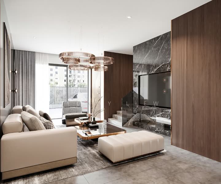 Dido Street D15 CHEAP Freehold Brand New 2 Storey Inter-Terrace Bedok MRT TOP Q3 2027 Terraced House For Sale at S$ 5,850,000 | PropertyGuru Singapore - Living Room