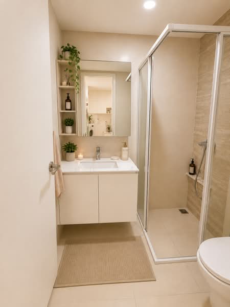 Bedok Residences, 14 Bedok North Drive, 1 Bedroom, 581 sqft, Condominium For Sale, by Hu Yan, 500072827 - Bathroom - PropertyGuru.com.sg