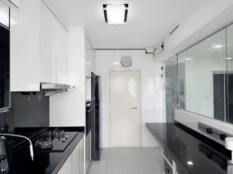 Kitchen with Bomb Shelter