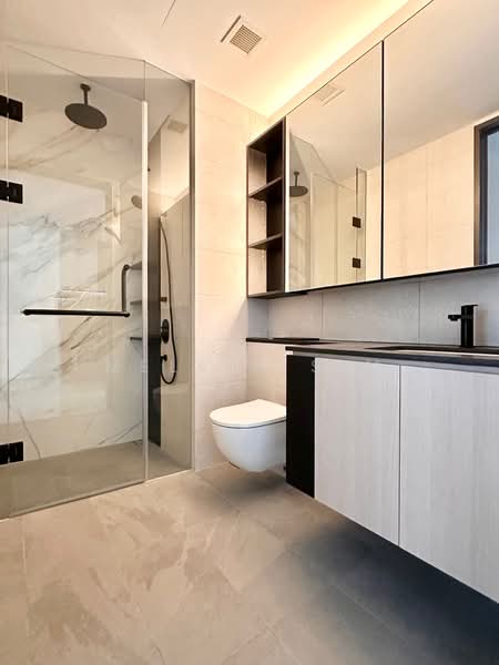 Jervois Mansion, 8 Jervois Close, 1 Bedroom, 495 sqft, Condominium For Rent, by Melvin Sim, 500073375 - Bathroom - PropertyGuru.com.sg