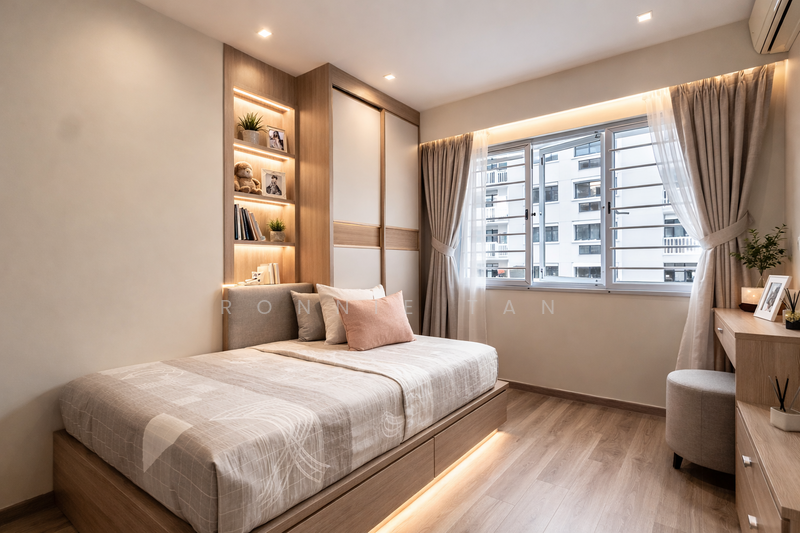 568 Hougang Street 51, 568 Hougang Street 51, 3 Bedrooms, 1,055 sqft, HDB Flat For Sale, by Ronnie Tan, 500073386 - Bedroom - PropertyGuru.com.sg