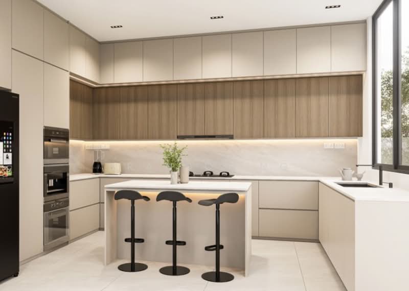 ⭐️⭐️LANDED7772 @ BRAND NEW DETACHED NEAR SIGLAP CTR Detached House For Sale at S$ 14,000,000 | PropertyGuru Singapore - Kitchen