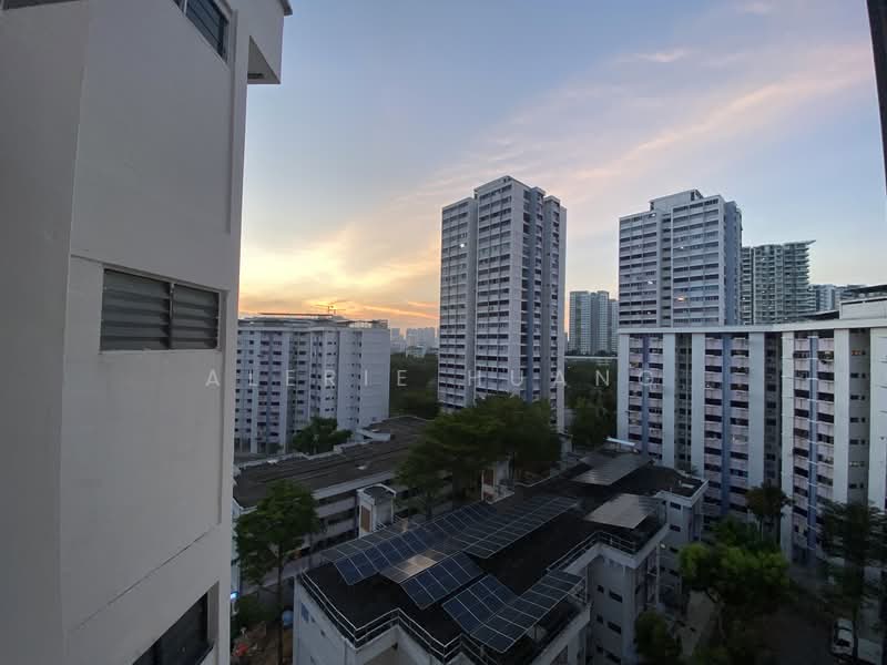 master bed view @ 7:20pm