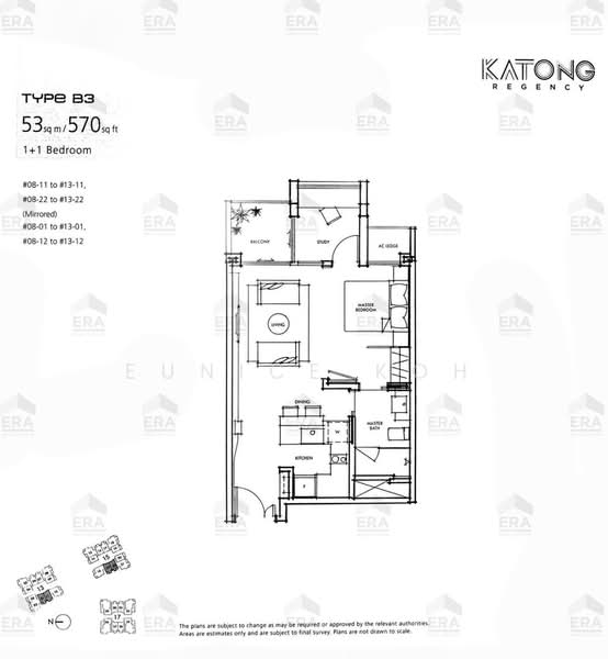 Katong Regency, 13 Tanjong Katong Road, 1 Bedroom, 570 sqft, Condominium For Rent, by Eunice Koh, 500073596 - PropertyGuru.com.sg