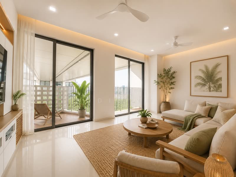 Sky Habitat, 7 Bishan Street 15, Ang Mo Kio / Bishan / Thomson, 3 Bedrooms, 1,249 sqft, Condominium For Sale, by Eddie Ng, 500073807 - Living Room - PropertyGuru.com.sg
