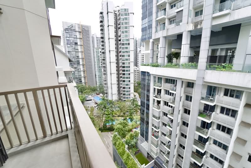 Sanctuary @ Newton, 2 Surrey Rd, 2 Bedrooms, 807 sqft, Condominium For Rent, by Eugene Tay, 500074159 - Balcony - PropertyGuru.com.sg