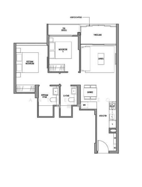 Martin Modern, 8 Martin Place, 2 Bedrooms, 764 sqft, Apartment For Rent, by Anthea Yeo 杨丽娇, 500074276 - PropertyGuru.com.sg