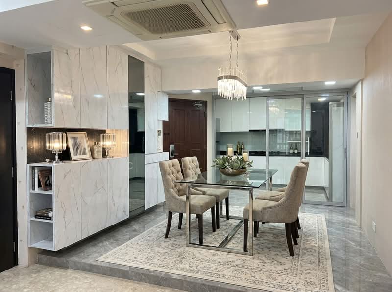 Yew Mei Green, 52 Choa Chu Kang North 6, 4 Bedrooms, 1,410 sqft, Condominium For Sale, by Michelle Pan, 500074300 - Proposed enclosed kitchen - PropertyGuru.com.sg
