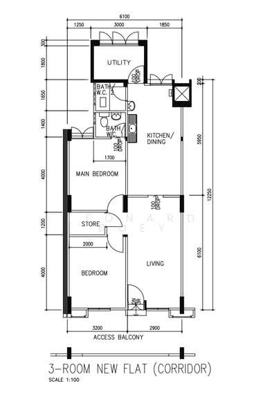 313 Ang Mo Kio Avenue 3, 313 Ang Mo Kio Avenue 3, 2 Bedrooms, 786 sqft, HDB Flat For Sale, by Leonard Boey, 500074353 - PropertyGuru.com.sg