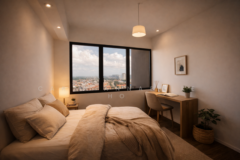 1km to Multiple Good Schs, Near MRT, Brand New & High Floor Condominium For Sale at S$ 1,799,999 | PropertyGuru Singapore - Bedroom