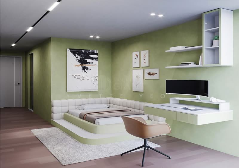 ❤️GIANT⚡️Brand New Listing 4 Lvls Inter-Terrace w Mezzanine, Attic & Lift in Seletar Hills Estate Terraced House For Sale at S$ 7,128,000 | PropertyGuru Singapore - Bedroom