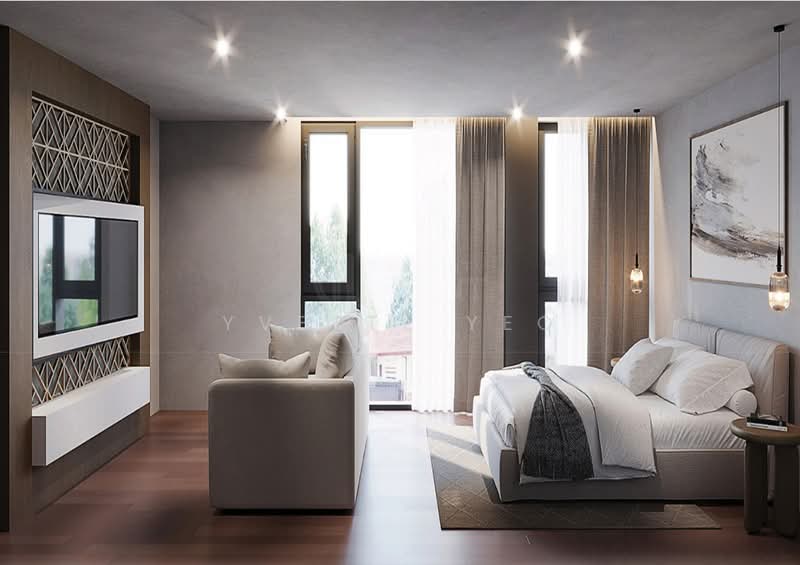 ❤️GIANT⚡️Brand New Listing 4 Lvls Inter-Terrace w Mezzanine, Attic & Lift in Seletar Hills Estate Terraced House For Sale at S$ 7,128,000 | PropertyGuru Singapore - Bedroom