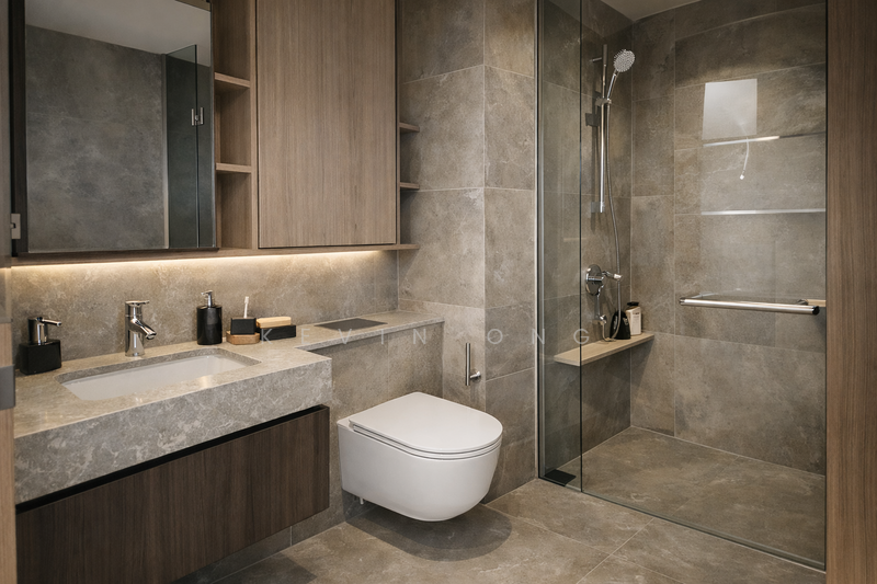 KI Residences At Brookvale Condominium For Sale at S$ 1,550,000 | PropertyGuru Singapore - Bathroom