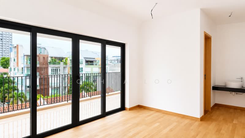 ⭐️⭐️LANDED7772@ Cambridge Estate Brand New Terrace, Cambridge Estate, Farrer Park / Serangoon Rd, 5 Bedrooms, 6,000 sqft, Terraced House For Sale, by Joshua Loo, 500074555 - Balcony - PropertyGuru.com.sg