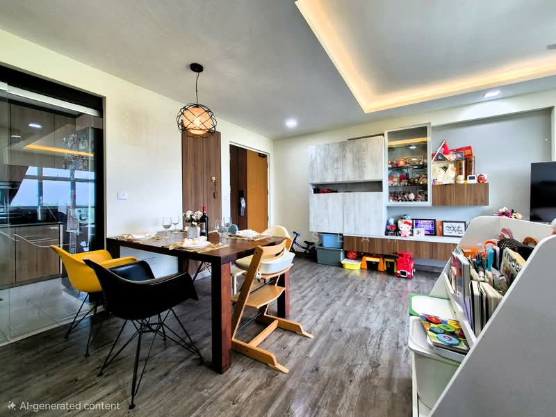 662A Edgedale Plains HDB Flat For Sale at S$ 720,000 | PropertyGuru Singapore - Dining Room