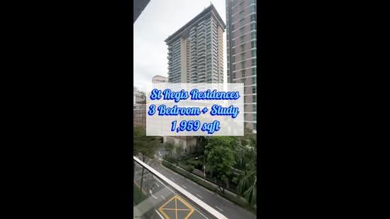 St. Regis Residences Singapore Apartment For Sale at S$ 5,250,000 | PropertyGuru Singapore