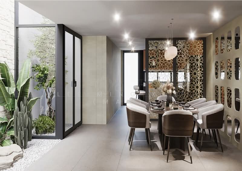 ❤️GIANT⚡️Brand New Inter Terrace in Seletar Hills Terraced House For Sale at S$ 7,128,000 | PropertyGuru Singapore - Dining Room