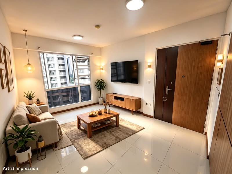 40A Margaret Drive, 40A Margaret Drive, 2 Bedrooms, 678 sqft, HDB Flat For Sale, by Adrian Yang, 500074653 - Living Room - PropertyGuru.com.sg