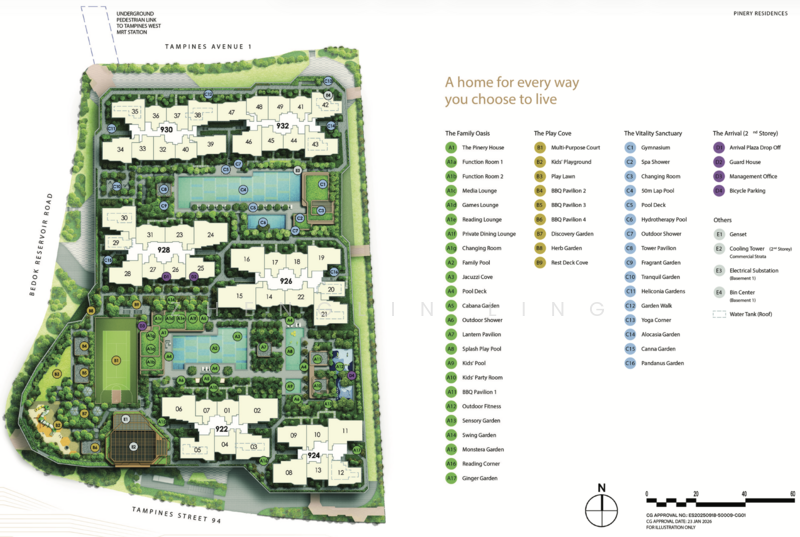 Pinery Residences, Tampines Street 94, 4 Bedrooms, 1,141 sqft, Condominium For Sale, by Zhenglin Ling, 500074711 - Exterior - PropertyGuru.com.sg