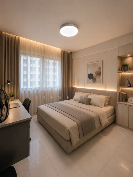 628 Hougang Avenue 8, 628 Hougang Avenue 8, 3 Bedrooms, 1,593 sqft, HDB Flat For Sale, by Irene Ho, 500074872 - (An idea of Reno) Bedroom - PropertyGuru.com.sg