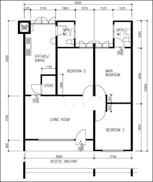 141 Rivervale Street, 141 Rivervale Street, Room Rental, 150 sqft, HDB Flat For Rent, by Betty Xiong Yan, 500075001 - PropertyGuru.com.sg