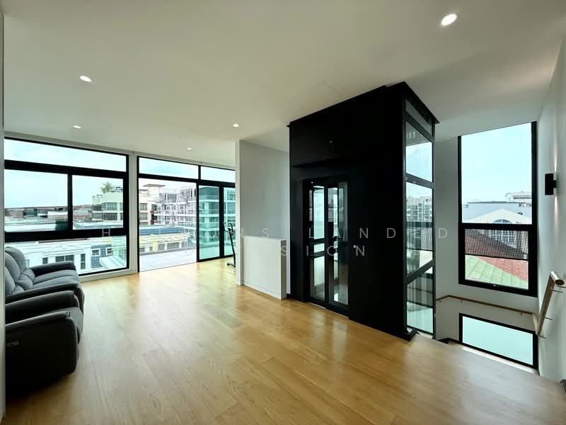 NEW-plus-$500K-Reno 3.5 Storey Semi-D with Lift, Pool & 3 Car Lots Semi-Detached House For Sale at S$ 9,680,000 | PropertyGuru Singapore - Living Room