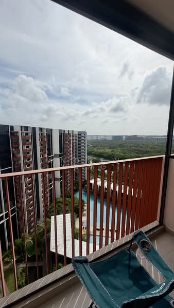 Riverfront Residences, 45 Hougang Avenue 7, 1 Bedroom, 581 sqft, Condominium For Rent, by Andrew Yong, 500075022 - Balcony - PropertyGuru.com.sg