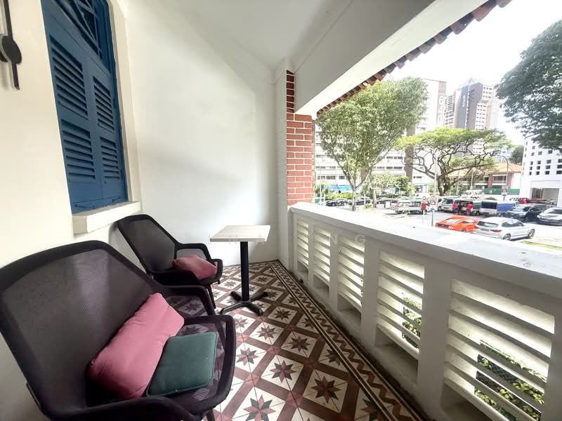 Charming newly renovated Shophouses, Charming newly renovated two storeys Shophouses for rent p, 6 Bedrooms, 2,000 sqft, Shophouse For Rent, by Gina Tng, 500075042 - Balcony - PropertyGuru.com.sg